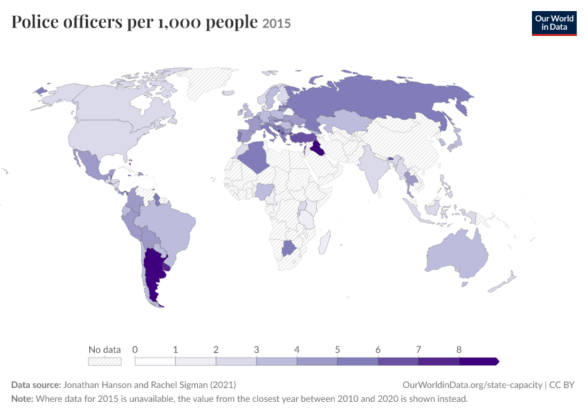 A thumbnail of the "Police officers per 1,000 people" chart