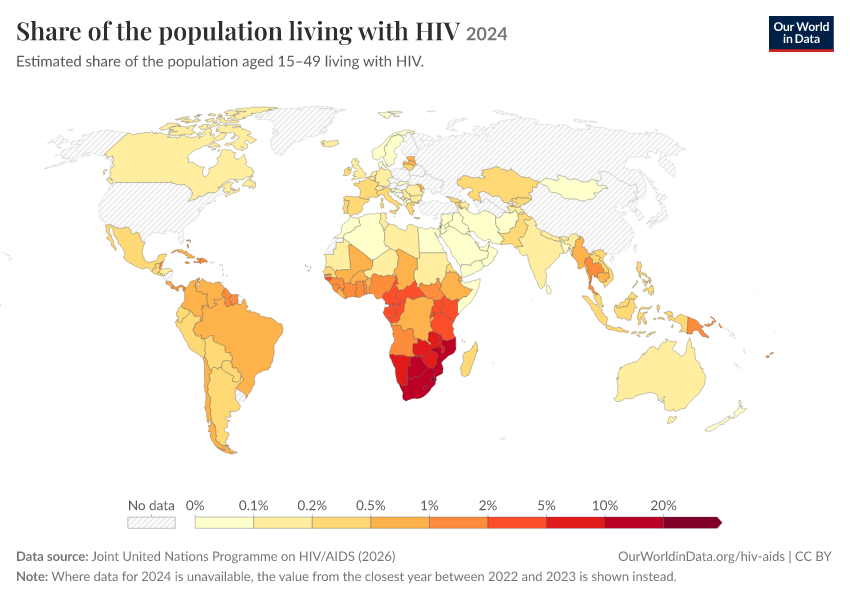 A thumbnail of the "Share of the population living with HIV" chart